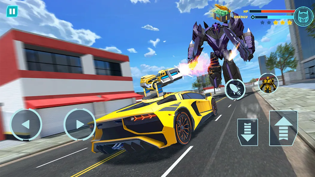 Robot Game: Transform & Fight (Робот Игра Трансформация Автомобиля) [МОД: Деньги, Монеты и Меню MOD] Screenshot 2