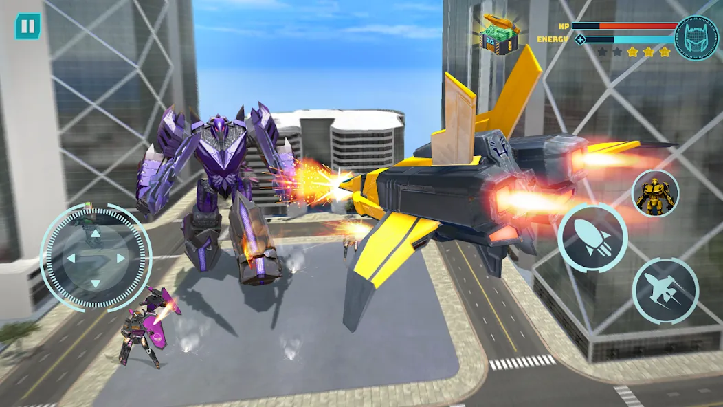 Robot Game: Transform & Fight (Робот Игра Трансформация Автомобиля) [МОД: Деньги, Монеты и Меню MOD] Screenshot 3