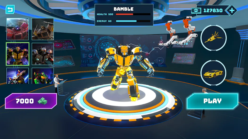 Robot Game: Transform & Fight (Робот Игра Трансформация Автомобиля) [МОД: Деньги, Монеты и Меню MOD] Screenshot 5