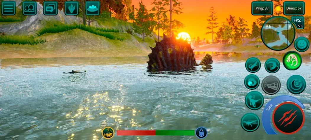 The Cursed Dinosaur Isle: Game [МОД: Много монет, Открытые уровни и Мега MOD] Screenshot 3