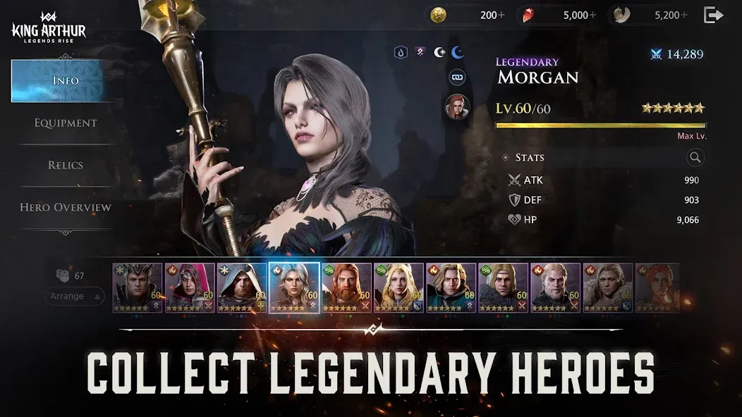 King Arthur: Legends Rise (Кинг Артур) [МОД: Меню, Бесконечные монеты и Открытые уровни] Screenshot 3