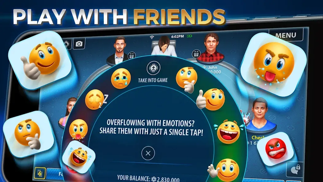 Texas Hold'em Poker: Pokerist [МОД: Бесконечные деньги, Монеты и Мега MOD] Screenshot 4