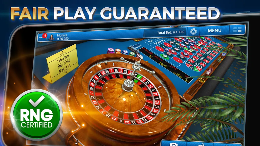 Casino Roulette: Roulettist [МОД: Деньги, Монеты и Меню MOD] Screenshot 1