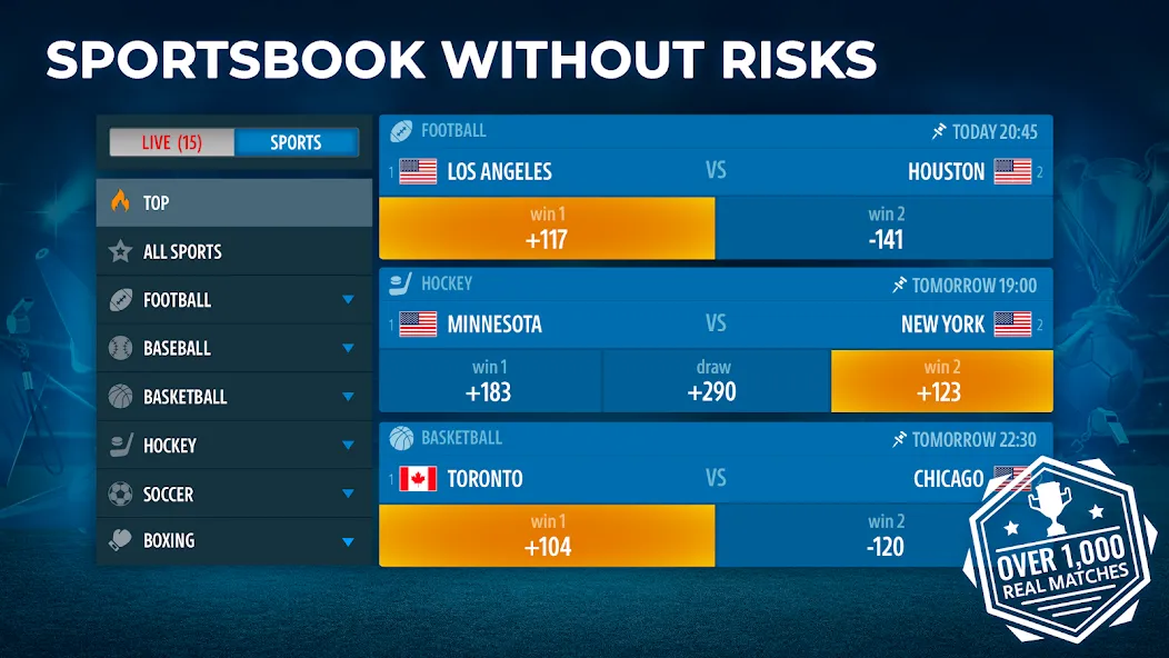 Sportsbook by Pokerist [МОД: Бесконечные деньги, Монеты и Мега MOD] Screenshot 5