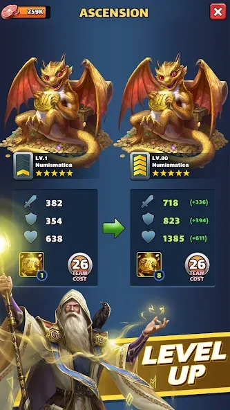 MythWars & Puzzles: RPG Match3 [МОД: Много денег, Монет и Все открыто] Screenshot 5