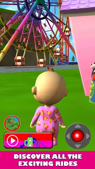 Talking Babsy Baby [МОД: Бесконечные деньги, Монеты и Мега MOD] Screenshot 3