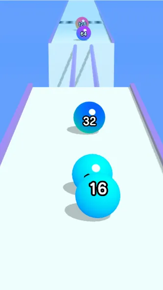 Ball Run 2048: merge number (Бол Ран 2048) [МОД: Меню, Бесконечные монеты и Открытые уровни] Screenshot 4