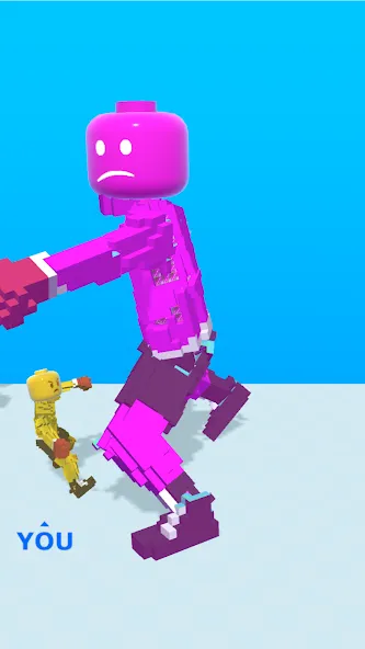 Block Fighter: Boxing Battle (Блок Файтер) [МОД: Меню, Бесконечные монеты и Открытые уровни] Screenshot 4