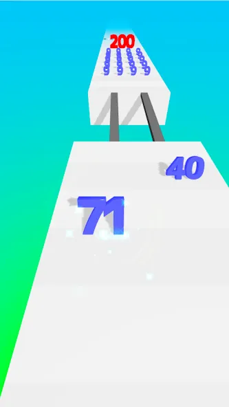 Number Master: Run and merge (Намбер Мастер) [МОД: Много денег, Монет и Все открыто] Screenshot 3