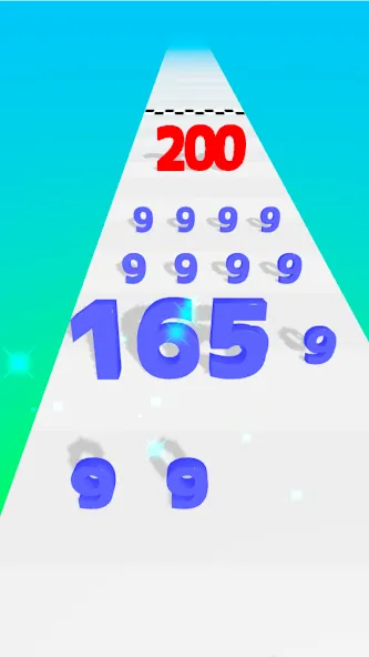 Number Master: Run and merge (Намбер Мастер) [МОД: Много денег, Монет и Все открыто] Screenshot 4