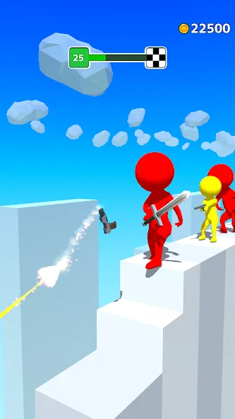 Gun Sprint (Ган Спринт) [МОД: Много монет, Открытые уровни и Мега MOD] Screenshot 2