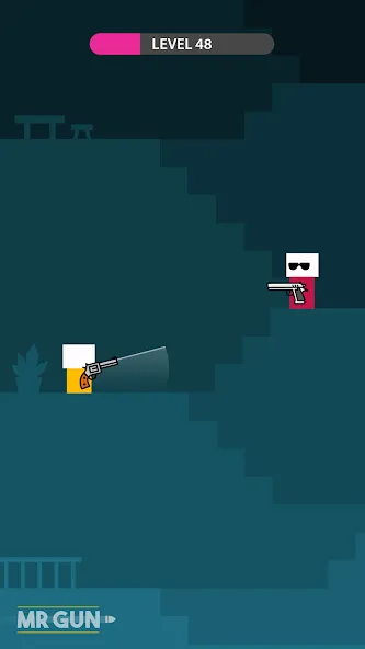 Mr Gun (Мистер Ган) [МОД: Меню, Бесконечные монеты и Открытые уровни] Screenshot 1
