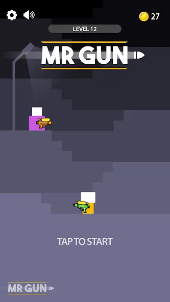Mr Gun (Мистер Ган) [МОД: Меню, Бесконечные монеты и Открытые уровни] Screenshot 2