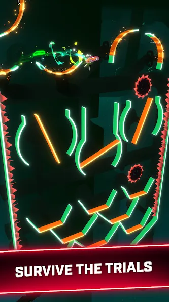 Rider Worlds - Neon Bike Races (Райдер Ворлдс) [МОД: Много денег, Монет и Все открыто] Screenshot 2