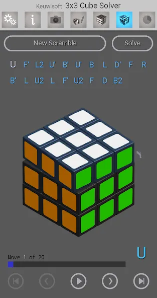 3x3 Cube Solver (х3 кубик решатель) [МОД: Много денег, Монет и Все открыто] Screenshot 4