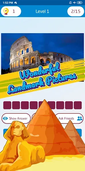 Guess the famous place [МОД: Много монет, Открытые уровни и Мега MOD] Screenshot 4