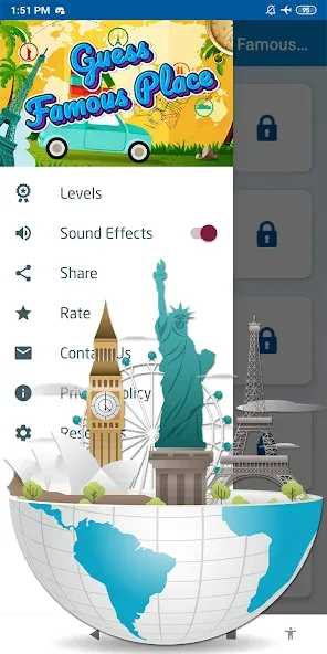 Guess the famous place [МОД: Много монет, Открытые уровни и Мега MOD] Screenshot 5