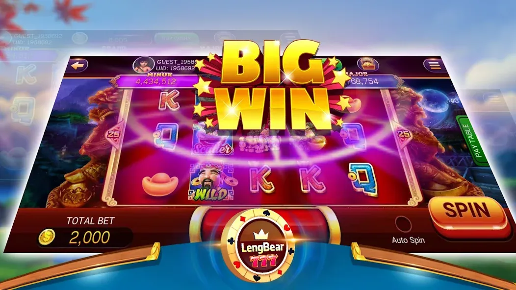 LengBear 777 - Khmer Games (Ленгбир 777) [МОД: Меню, Бесконечные монеты и Открытые уровни] Screenshot 4