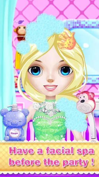 Princess Makeup Salon [МОД: Все открыто, Дополнительные деньги и Меню MOD] Screenshot 4