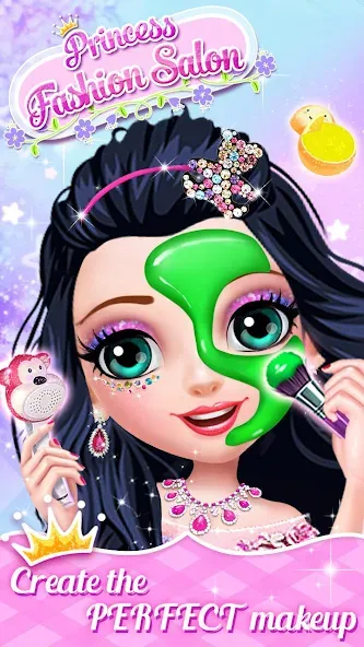 Princess Makeup Salon [МОД: Все открыто, Дополнительные деньги и Меню MOD] Screenshot 5