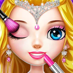 Скачать Princess Makeup Salon [МОД: Все открыто, Дополнительные деньги и Меню MOD] | Взлом Princess Makeup Salon на Андроид