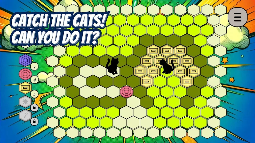 Trap the Cat (Шат Нуар) [МОД: Меню, Бесконечные монеты и Открытые уровни] Screenshot 1