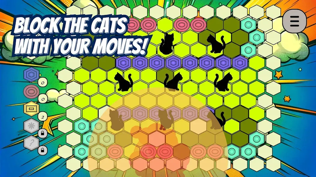 Trap the Cat (Шат Нуар) [МОД: Меню, Бесконечные монеты и Открытые уровни] Screenshot 3