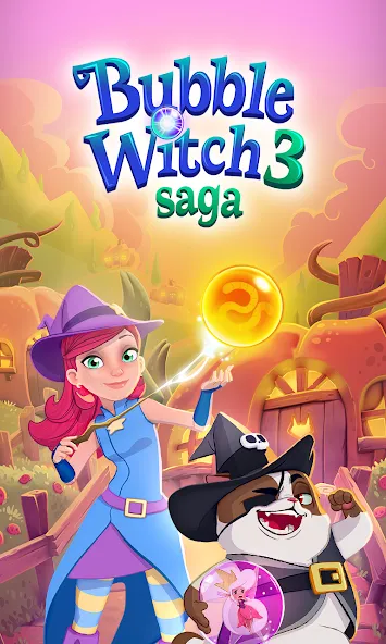 Bubble Witch 3 Saga (Бабл Витч 3 Сага) [МОД: Меню, Бесконечные монеты и Открытые уровни] Screenshot 5