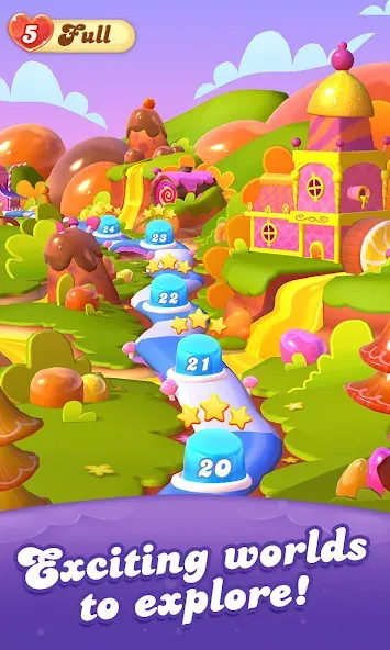 Candy Crush Friends Saga (Кенди Краш Френдс Сага) [МОД: Деньги, Монеты и Меню MOD] Screenshot 4