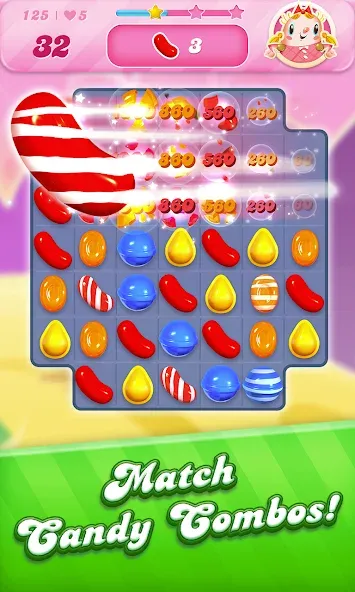 Candy Crush Saga (Кенди Краш Сага) [МОД: Много монет, Открытые уровни и Мега MOD] Screenshot 2