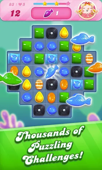 Candy Crush Saga (Кенди Краш Сага) [МОД: Много монет, Открытые уровни и Мега MOD] Screenshot 3