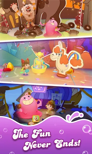 Candy Crush Soda Saga (Кенди Краш Сода Сага) [МОД: Меню, Бесконечные монеты и Открытые уровни] Screenshot 5