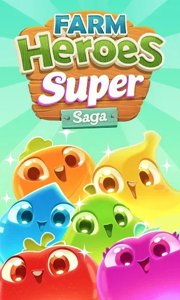 Farm Heroes Super Saga (Фарм Хероес Супер Сага) [МОД: Деньги, Монеты и Меню MOD] Screenshot 5