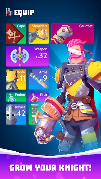 Knighthood - RPG Knights (Найтхуд) [МОД: Все открыто, Дополнительные деньги и Меню MOD] Screenshot 3