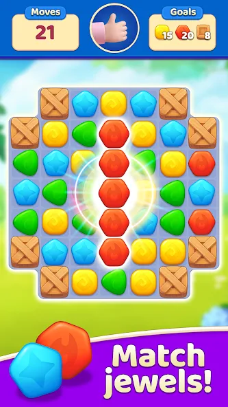 EverMatch 3 Game (ЭверМатч 3 Игра) [МОД: Много монет, Открытые уровни и Мега MOD] Screenshot 2