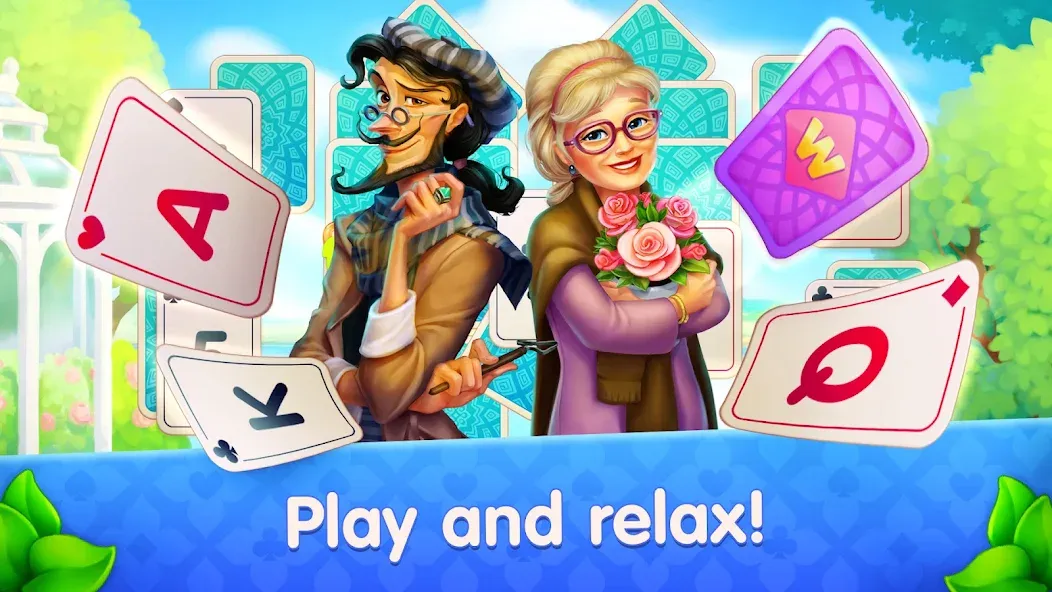 CityMix Solitaire TriPeaks (СитиМикс ТриПикс) [МОД: Деньги, Монеты и Меню MOD] Screenshot 1