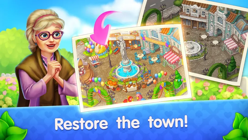 CityMix Solitaire TriPeaks (СитиМикс ТриПикс) [МОД: Деньги, Монеты и Меню MOD] Screenshot 4