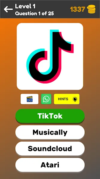 Logo Game: Multiple Choice [МОД: Деньги, Монеты и Меню MOD] Screenshot 1