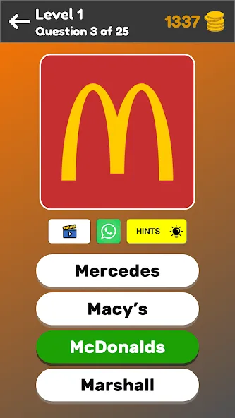 Logo Game: Multiple Choice [МОД: Деньги, Монеты и Меню MOD] Screenshot 3