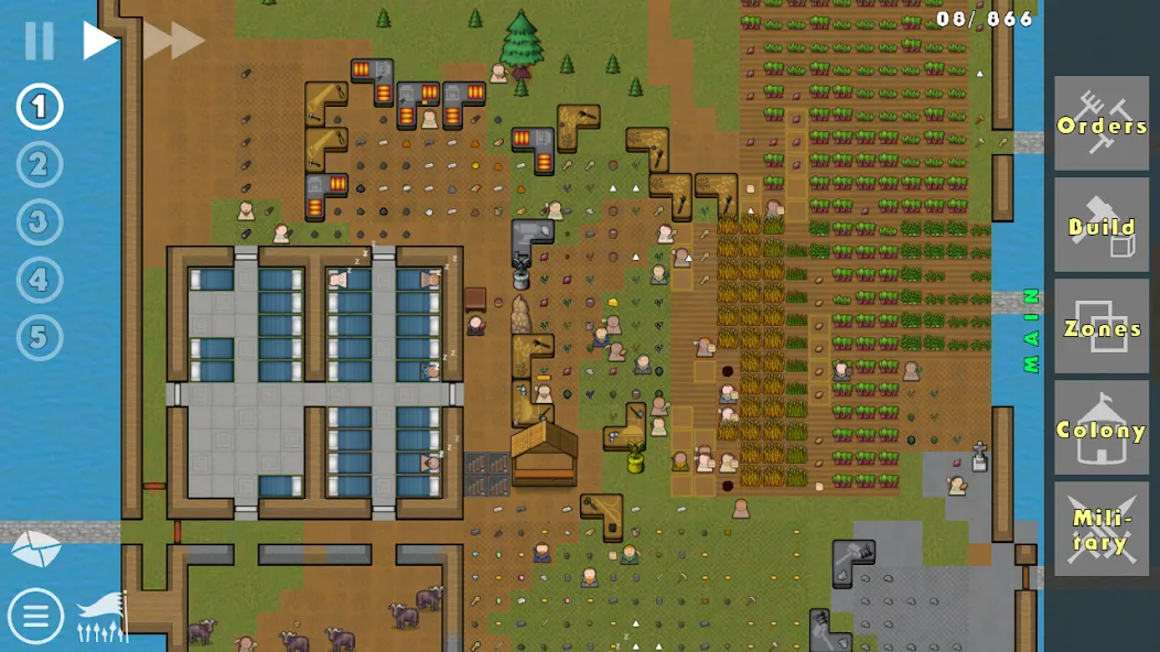 Going Deeper! : Colony Sim [МОД: Много денег, Монет и Все открыто] Screenshot 2