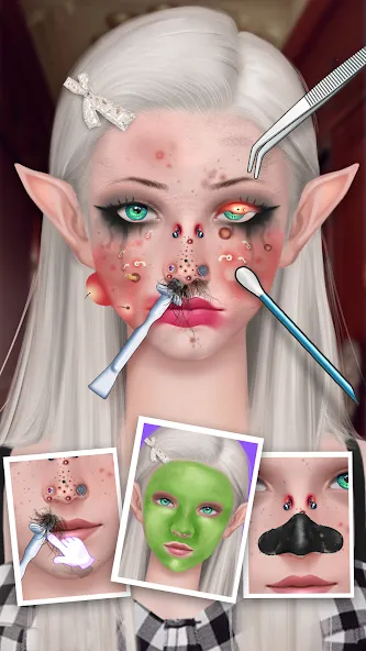Ear Salon ASMR Ear Wax& Tattoo (АСМР) [МОД: Меню, Бесконечные монеты и Открытые уровни] Screenshot 2