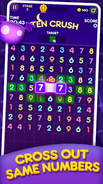 Ten Crush (Тен Краш) [МОД: Бесконечные деньги, Монеты и Мега MOD] Screenshot 1