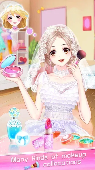 Makeup Bride: Perfect Wedding [МОД: Бесконечные деньги, Монеты и Мега MOD] Screenshot 1