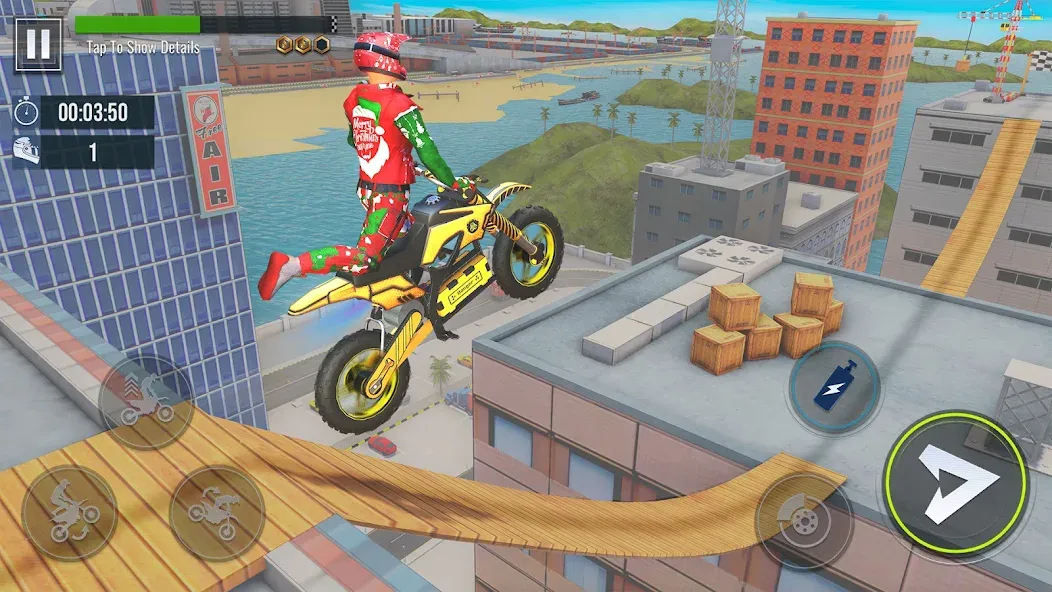 Bike Stunt : Motorcycle Game [МОД: Все открыто, Дополнительные деньги и Меню MOD] Screenshot 2