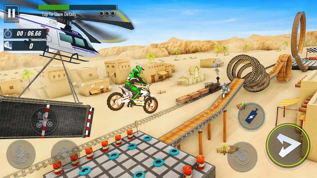 Bike Stunt : Motorcycle Game [МОД: Все открыто, Дополнительные деньги и Меню MOD] Screenshot 5