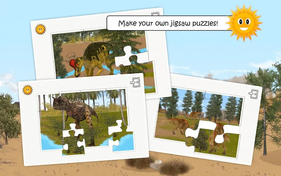 Dinosaurs and Ice Age Animals [МОД: Много монет, Открытые уровни и Мега MOD] Screenshot 3