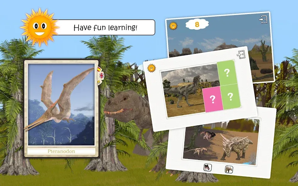 Dinosaurs and Ice Age Animals [МОД: Много монет, Открытые уровни и Мега MOD] Screenshot 4