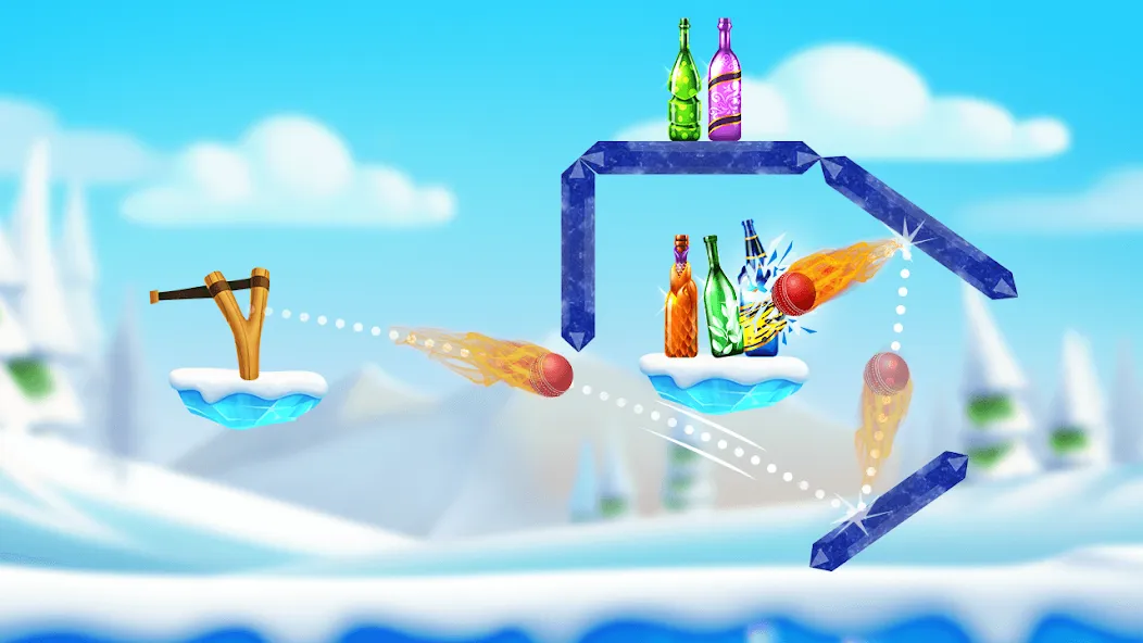 Bottle Shooting Game 2 [МОД: Меню, Бесконечные монеты и Открытые уровни] Screenshot 4