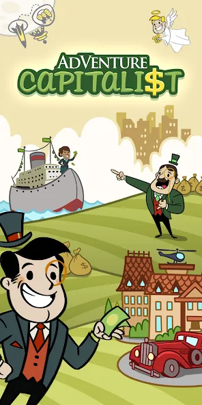 AdVenture Capitalist (ЭдВенчер Капиталист) [МОД: Деньги, Монеты и Меню MOD] Screenshot 1