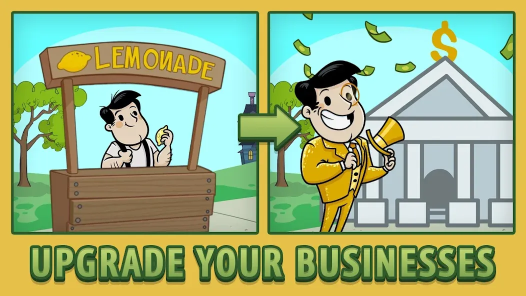 AdVenture Capitalist (ЭдВенчер Капиталист) [МОД: Деньги, Монеты и Меню MOD] Screenshot 3